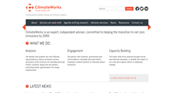 Desktop Screenshot of climateworksaustralia.org