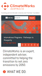 Mobile Screenshot of climateworksaustralia.org