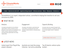 Tablet Screenshot of climateworksaustralia.org